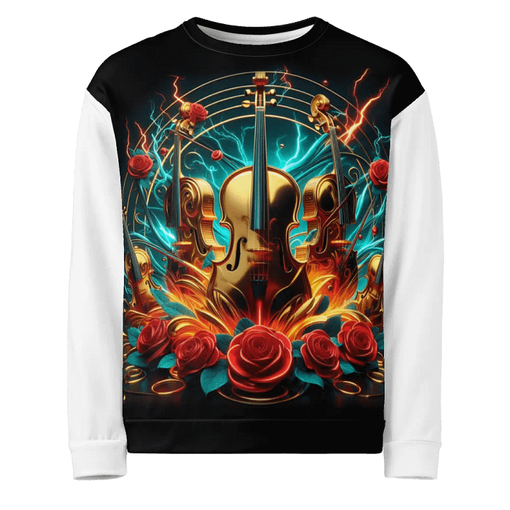Golden Symphony All-Over Print - Unisex Sweatshirt #4 product image (1)