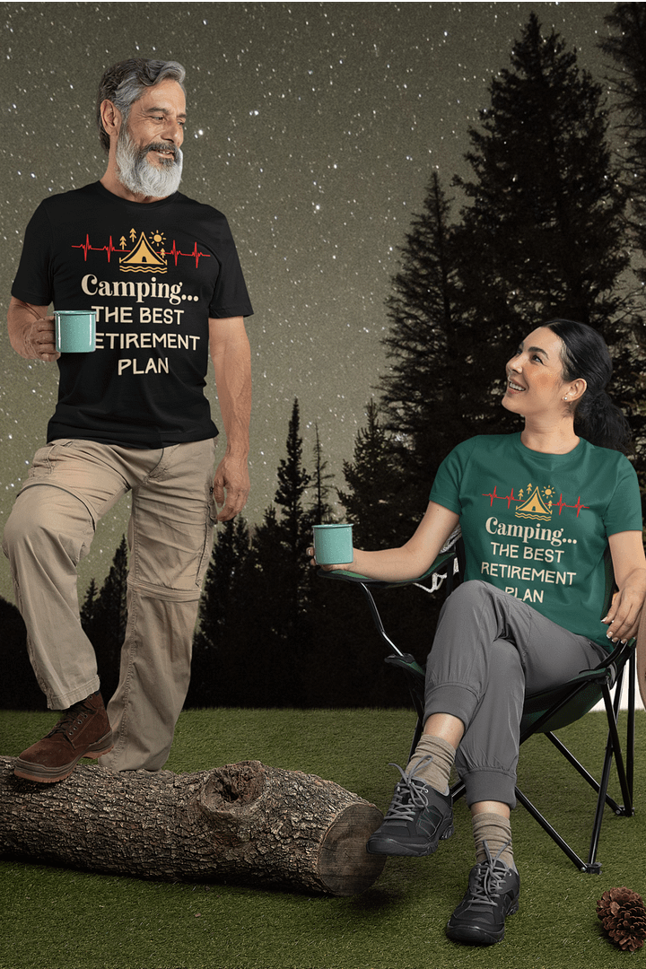 Retire in Style Camping T-Shirt product image (1)