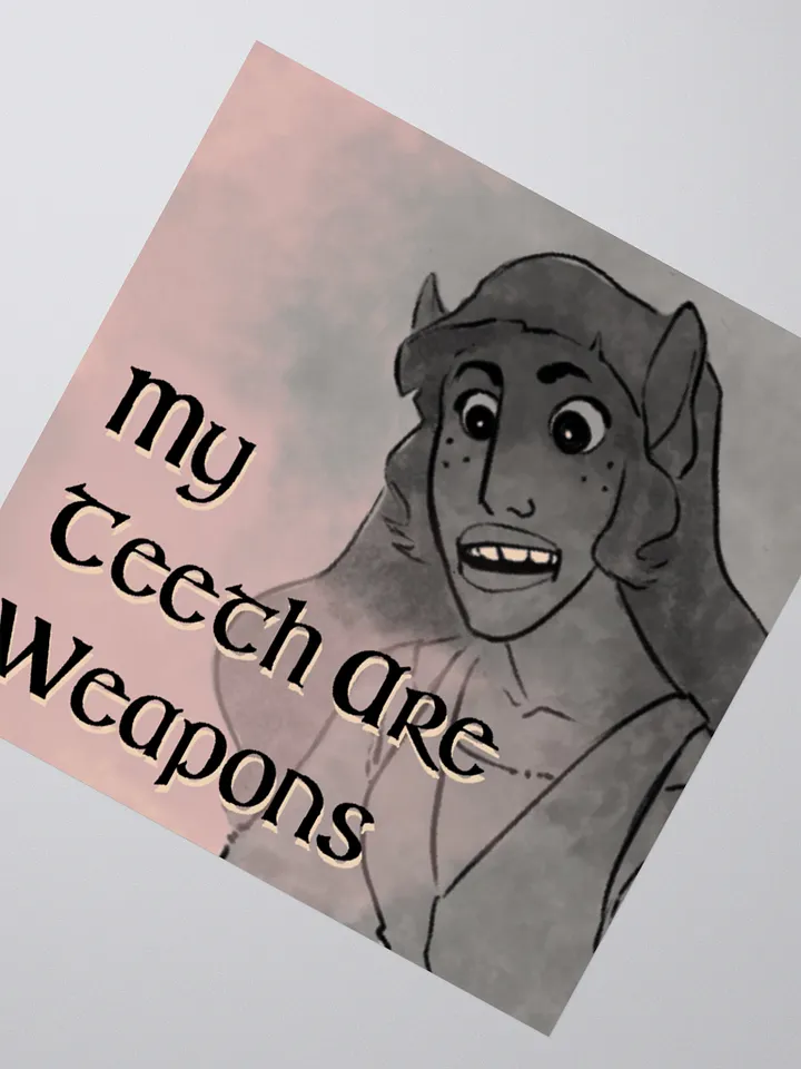 Armed to the Teeth Sticker product image (2)