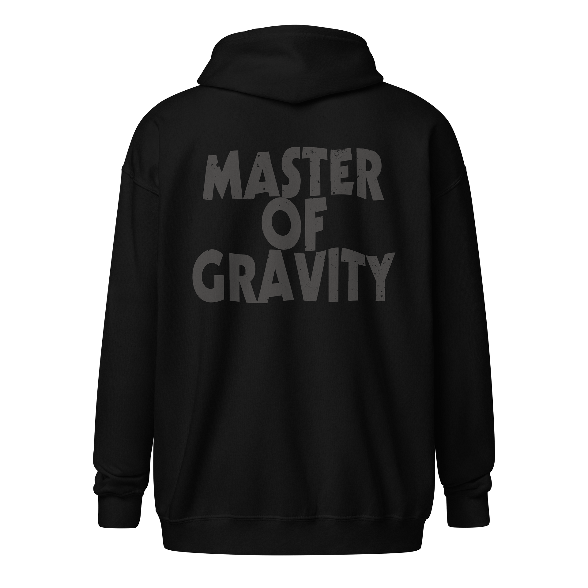 Hrafn Master of Gravity Crew Zip Hoodie Grey product image (2)