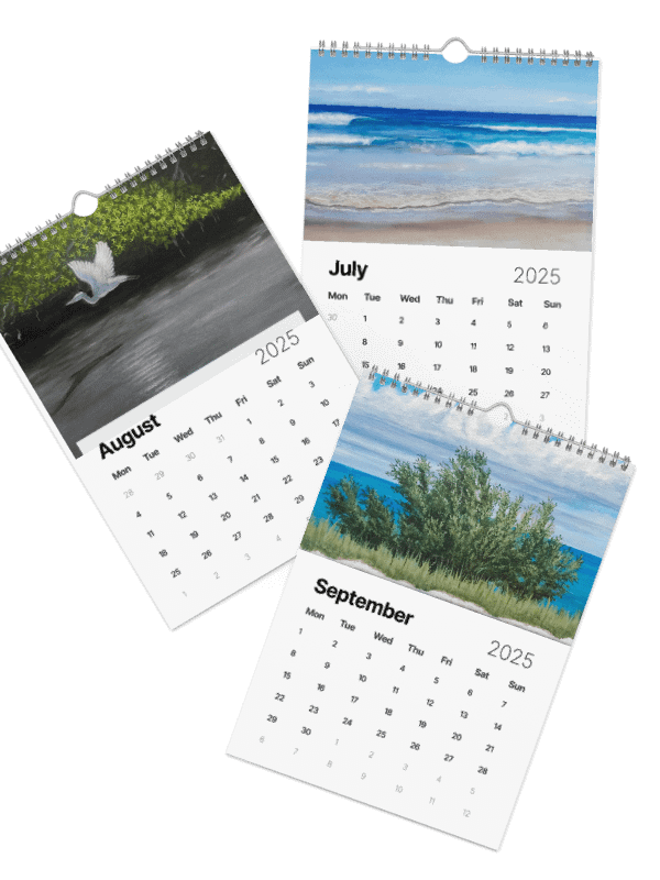 Ocean Inspired Art Calendar 2025 - Dive Into A Year Of Coastal Beauty product image (4)