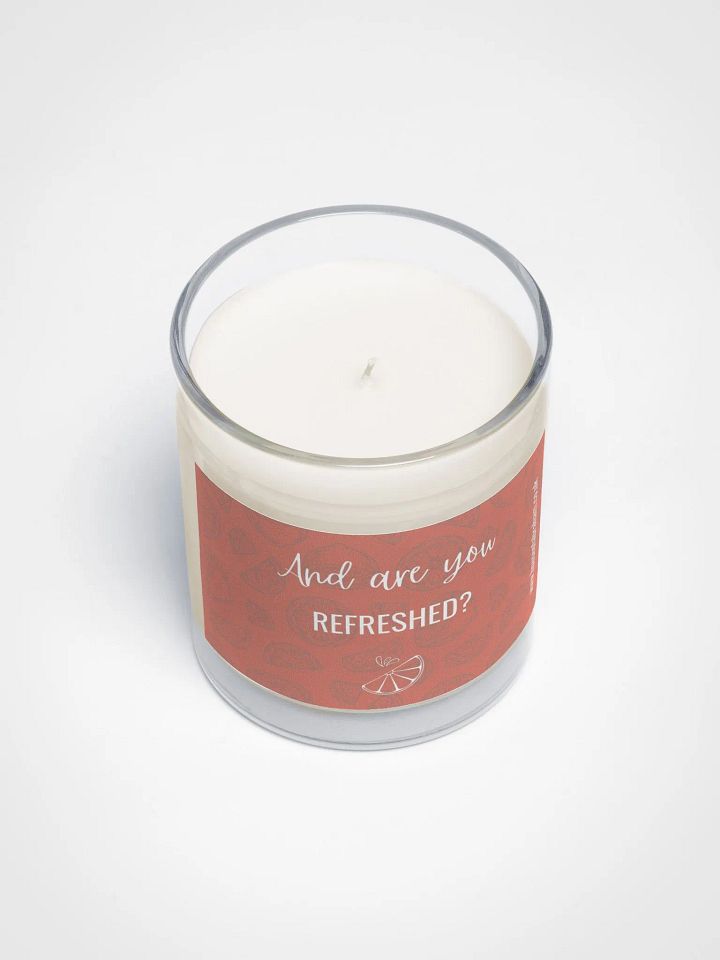 And Are You Refreshed? - Orange Candle product image (2)