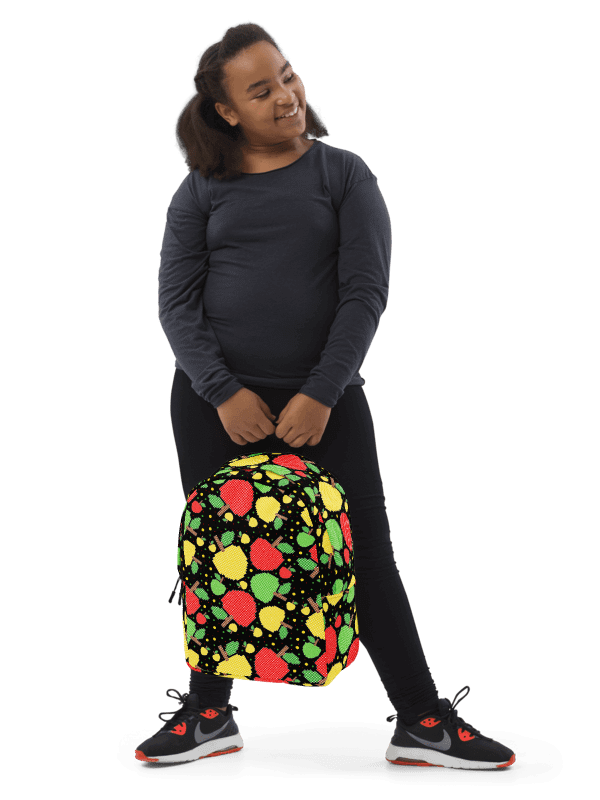 Pixelated Apple Orchard All-Over Backpack product image (7)