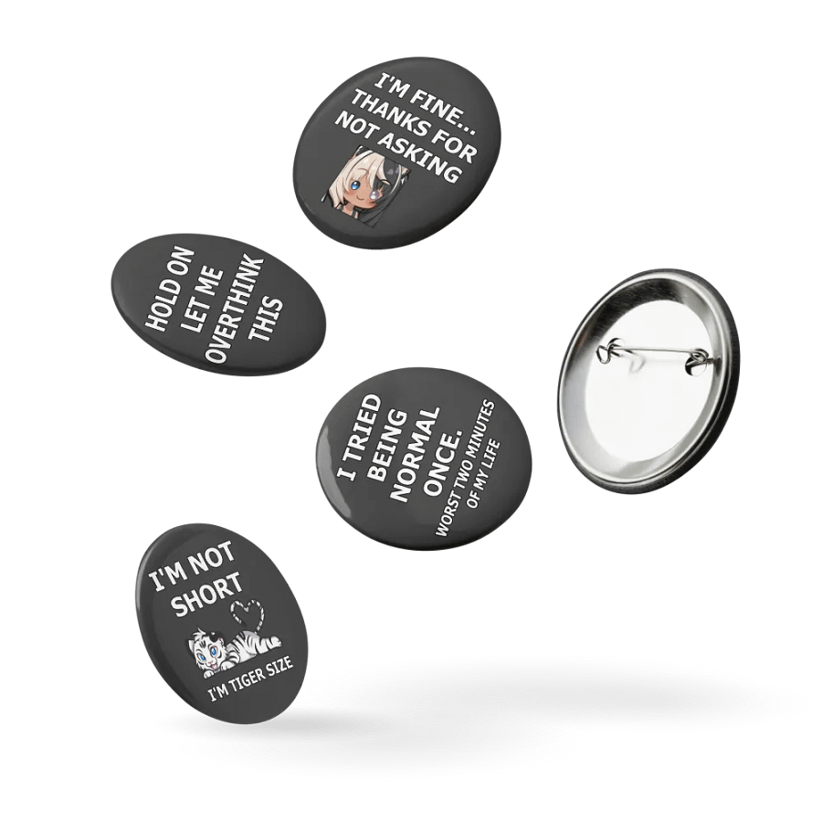 Pin Button - Limited Edition Collection #3 (Black) product image (9)