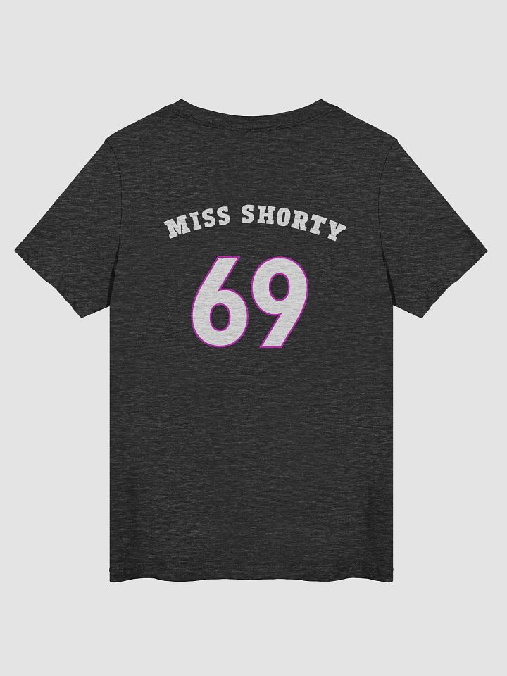 Mysterious Miss Shorty with 69 on back V-Neck Tee product image (2)