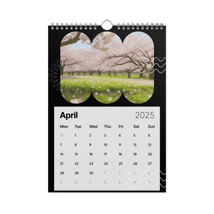 SEASONAL NATURE WALL CALENDAR 2025 product image (1)