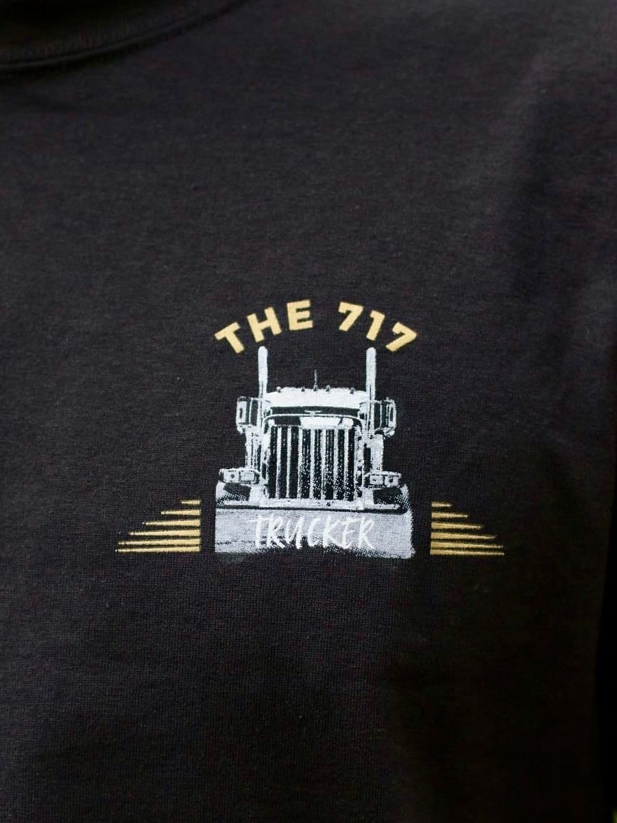 The 717 Trucker Black Tshirt product image (3)