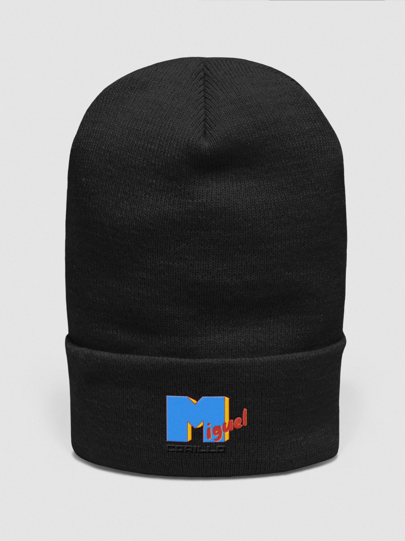 Retro Music Embroided Beanie - Blue product image (1)