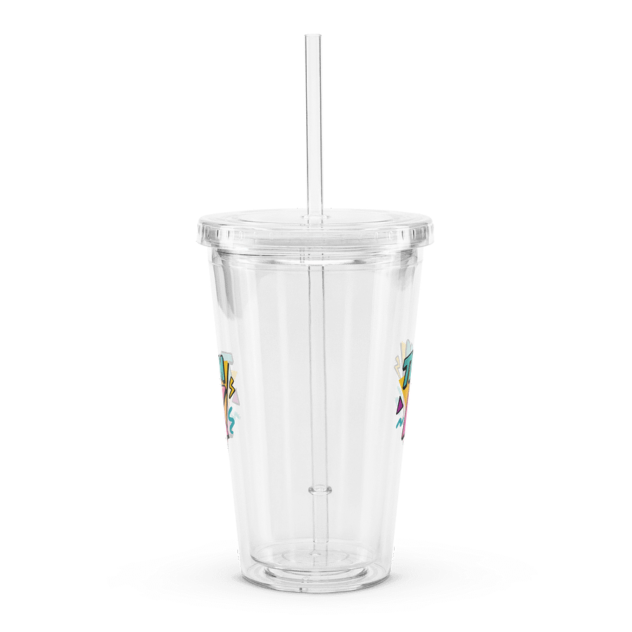 Team K 1990's Clear Plastic Tumbler product image (4)