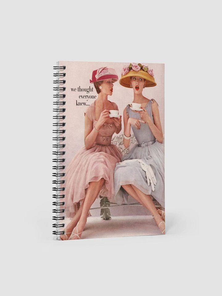 Two ladies at tea notebook product image (1)