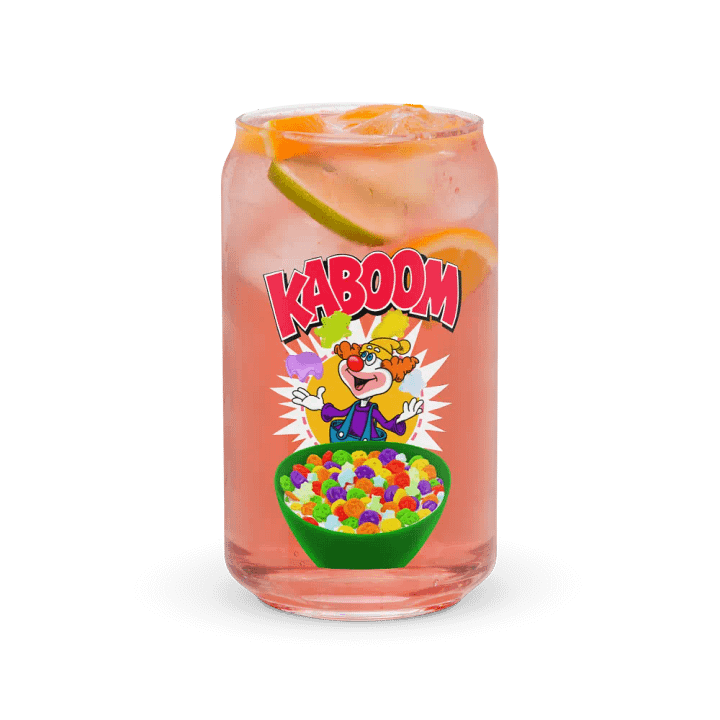 🥣 Saturday Morning Breakfast Kaboom! Can Shaped Glass 🥣 product image (2)