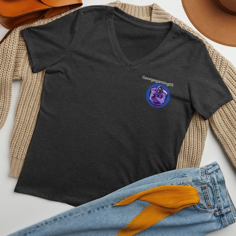 Womens V-Neck T-Shirt product image (5)