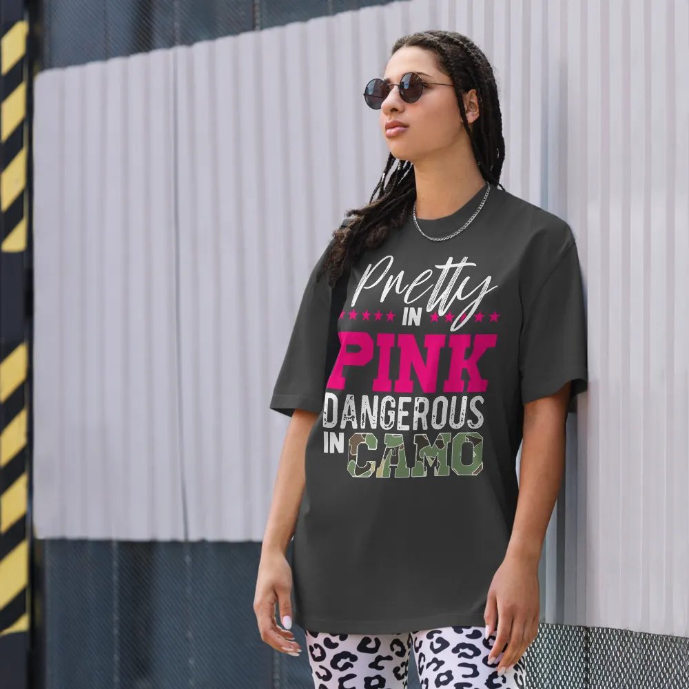 GHTVHub-Pretty in Pink Distorted Graphic T-Shirt product image (8)