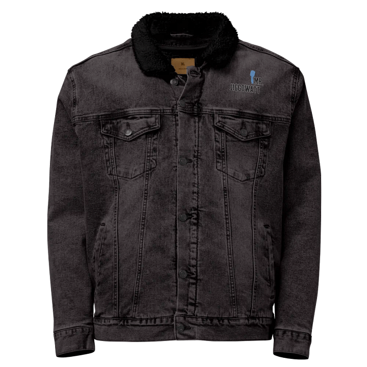Mr. Jiggowatt Embroidered Unisex Sherpa Denim Jacket product image (1)