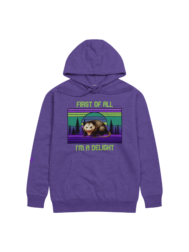 PASP Possum “I’m A Delight” Hoodie – Classic PASP Edition product image (5)