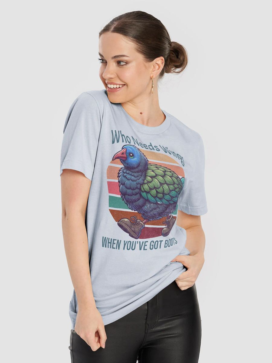 Cute takahe tshirt, bird rescue tee, bird lover gift, wildlife carer tee, nature lover tee, cute animal shirt, funny conservation gift product image (5)