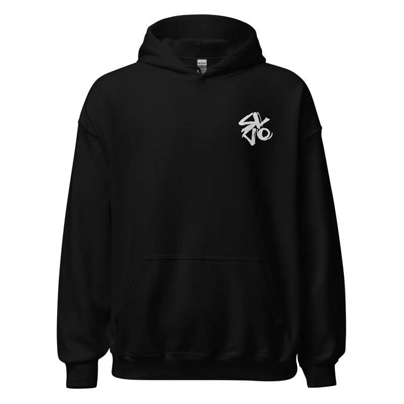 Hoodie Black no Backprint