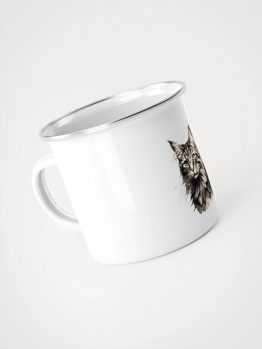 Striped Fur Adventure Enamel Mug product image (2)