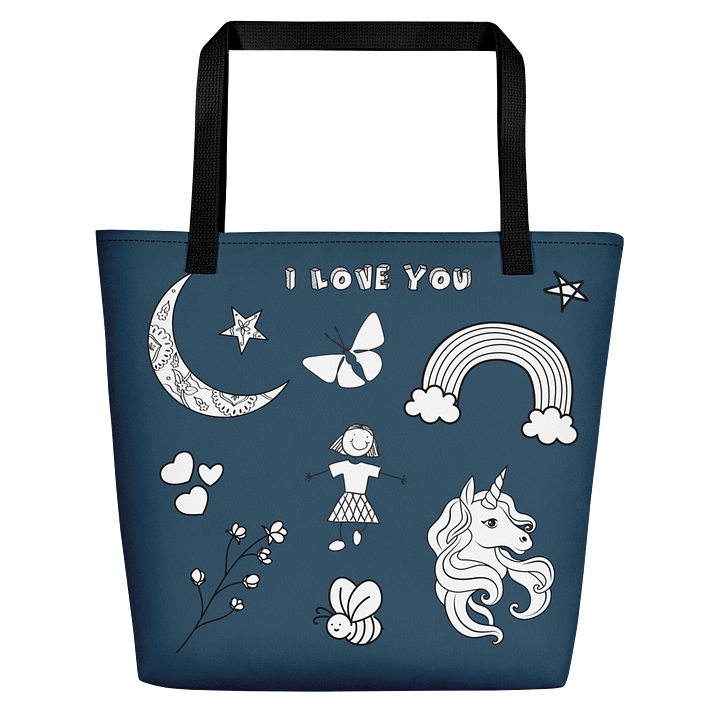 LARGE Tote - Deep Blue product image (2)