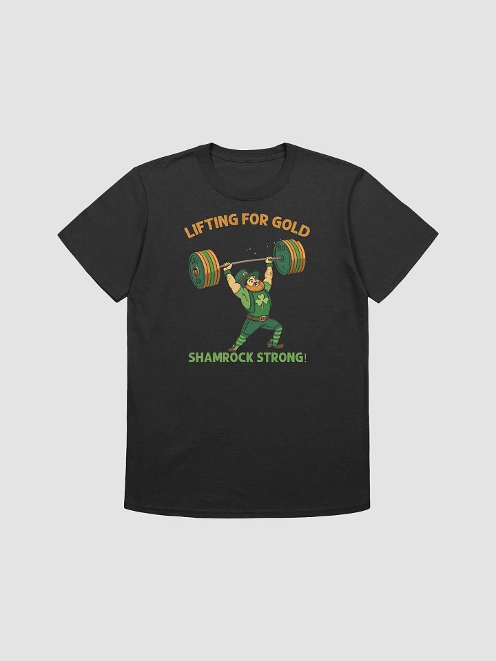 Lifting for Gold Shamrock Strong Leprechaun Tee product image (1)