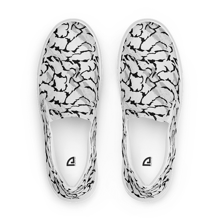 Black White Canvas Shoes product image (1)