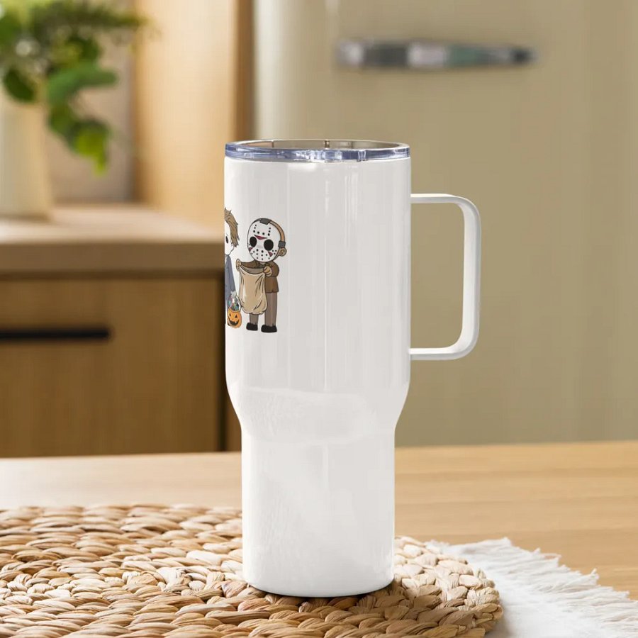 Horror Icons Cartoon Travel Mug product image (11)