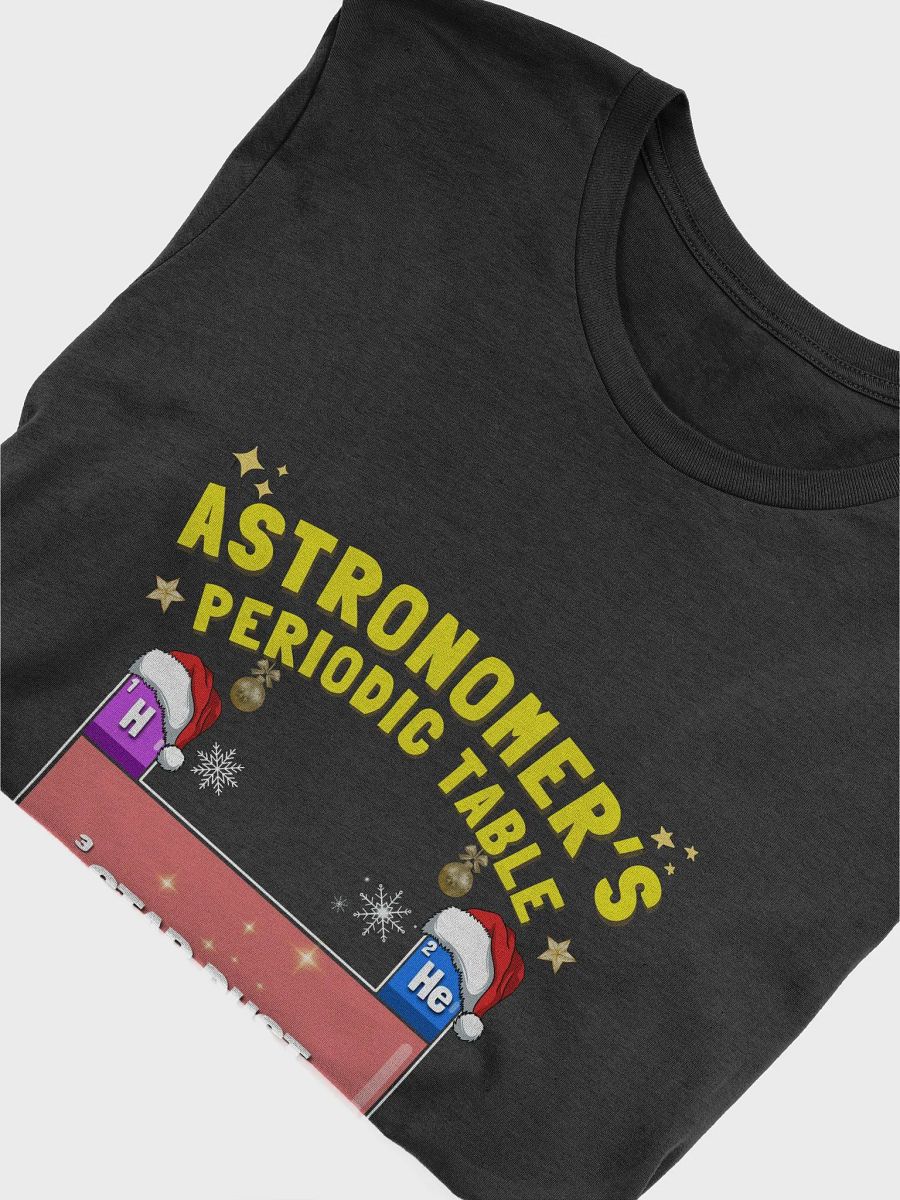 Astronomer's Periodic Table T-Shirt (X-mass special) product image (3)