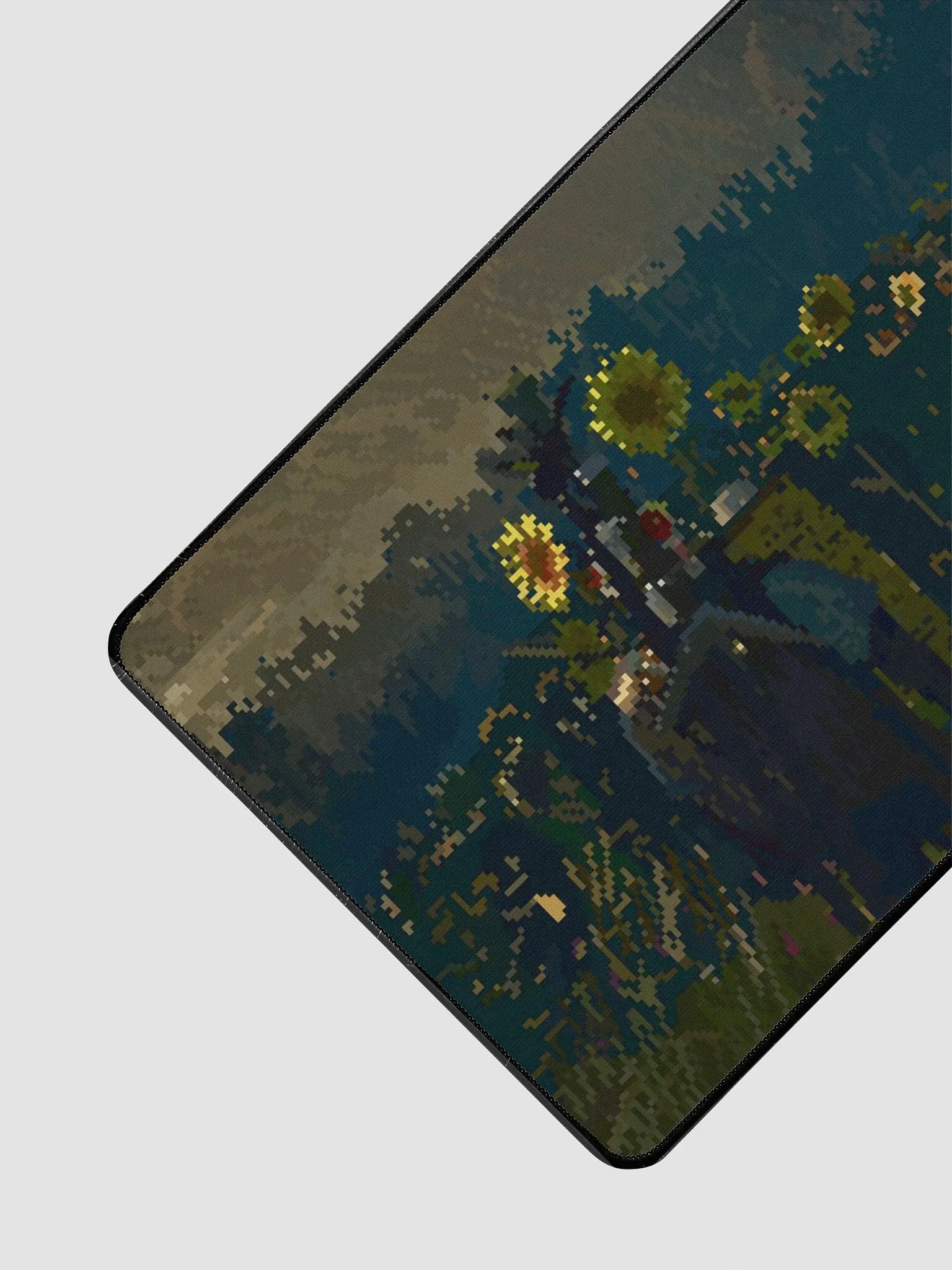 "Geralt and Sunflowers" Desk Mat product image (3)