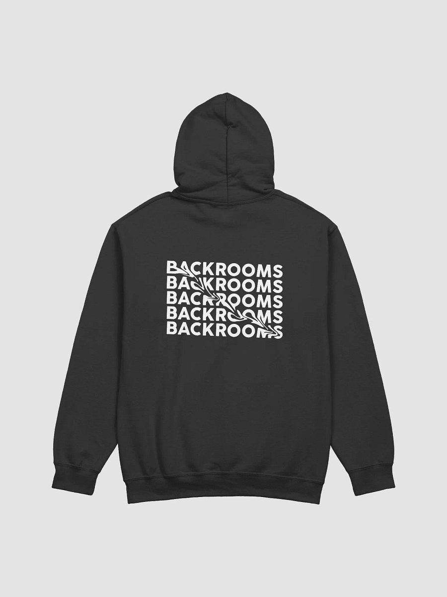 Y2K Backrooms Black Hoodie product image (3)