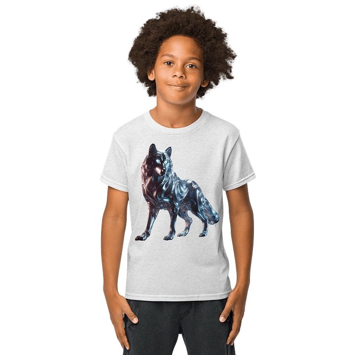 Liquid Metal Wolf #1 Youth Shirt (color choice) product image (8)