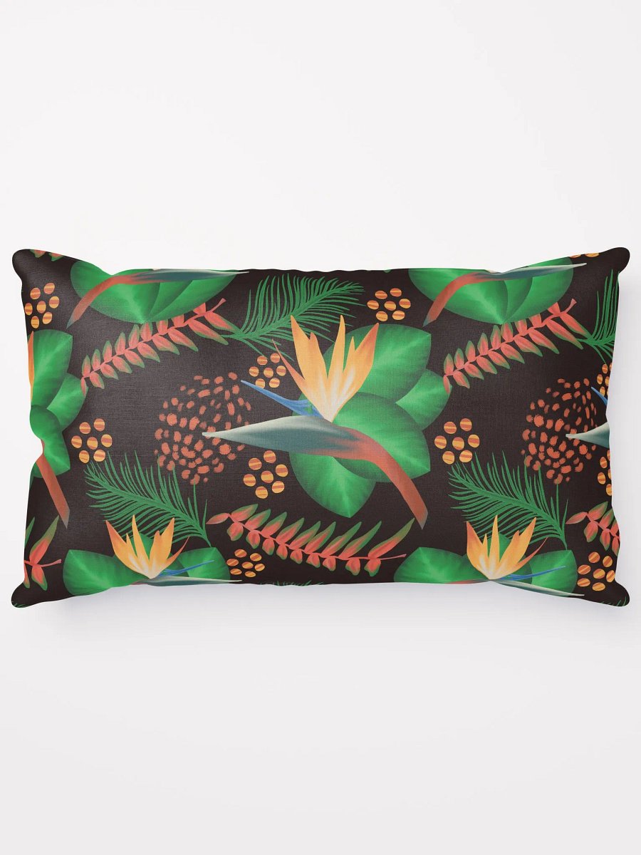 El Yunque Tropical Rainforest Black Pillow product image (13)