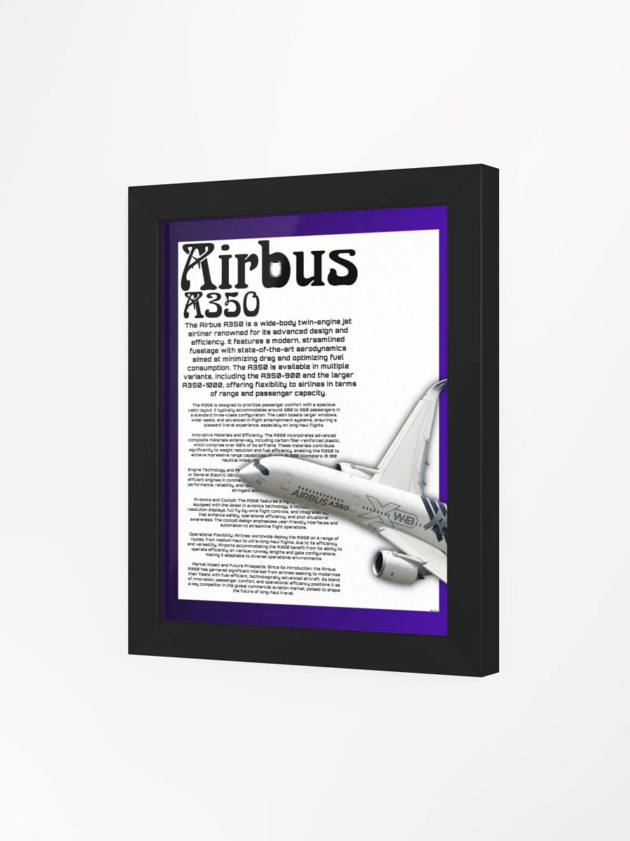 Airbus A350: Wide-Body Excellence Poster product image (3)