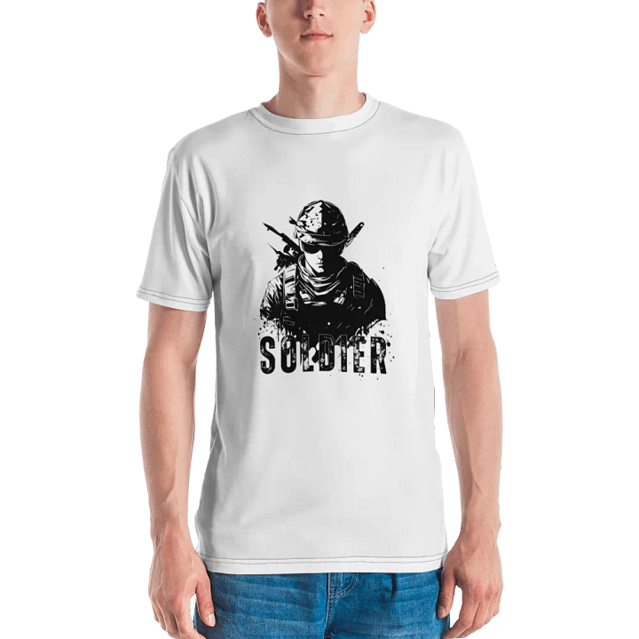 soldier print t-shirt product image (2)