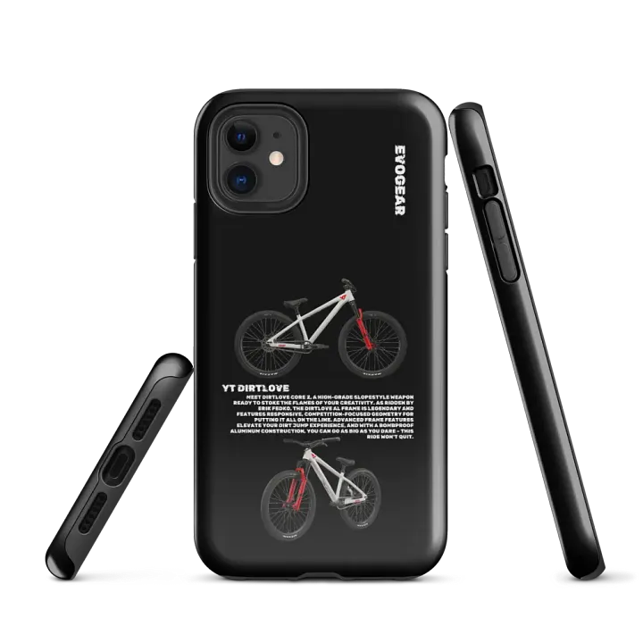 Black DirtLove Core 2 iPhone Case product image (1)