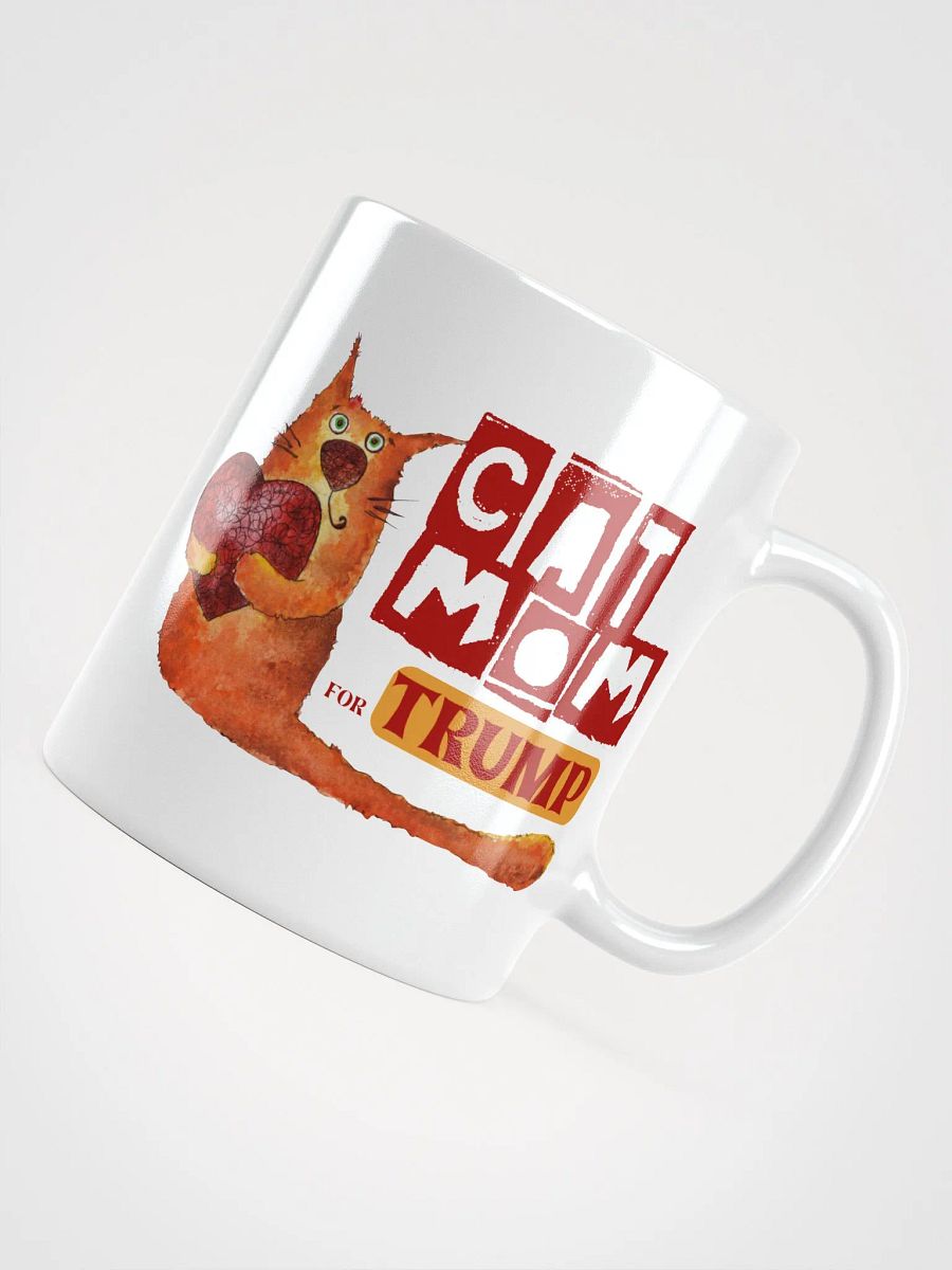 Cat Heart Mom For Trump Mug product image (11)