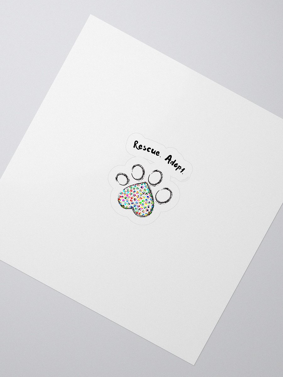 Whimsical Paw Print Kiss Cut Stickers product image (2)