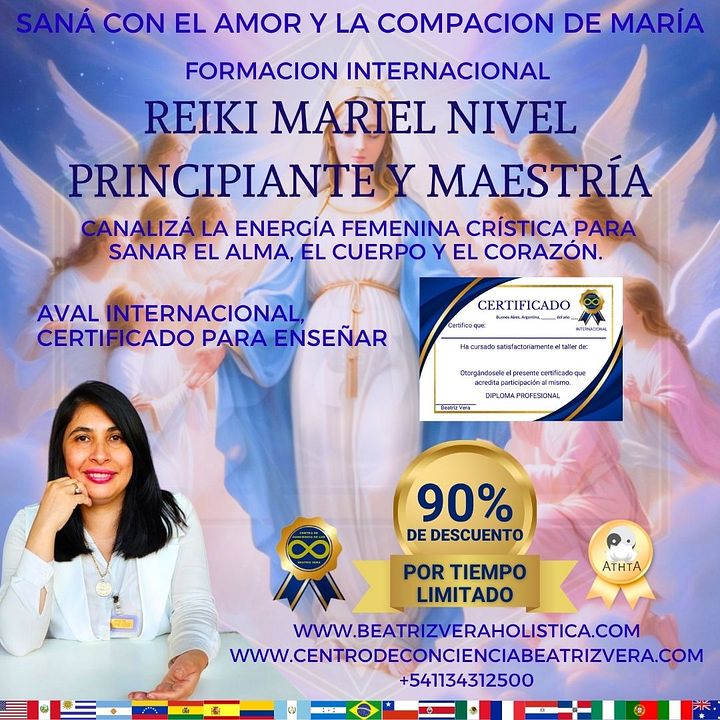 Reiki mariel nivel principiante y maestría (clases diferidas digitales) product image (1)