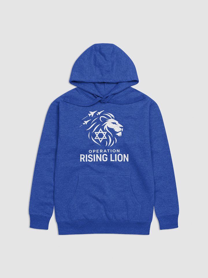 "OPERATION RISING LION" (WHITE EMBLEM) Hoodie product image (13)
