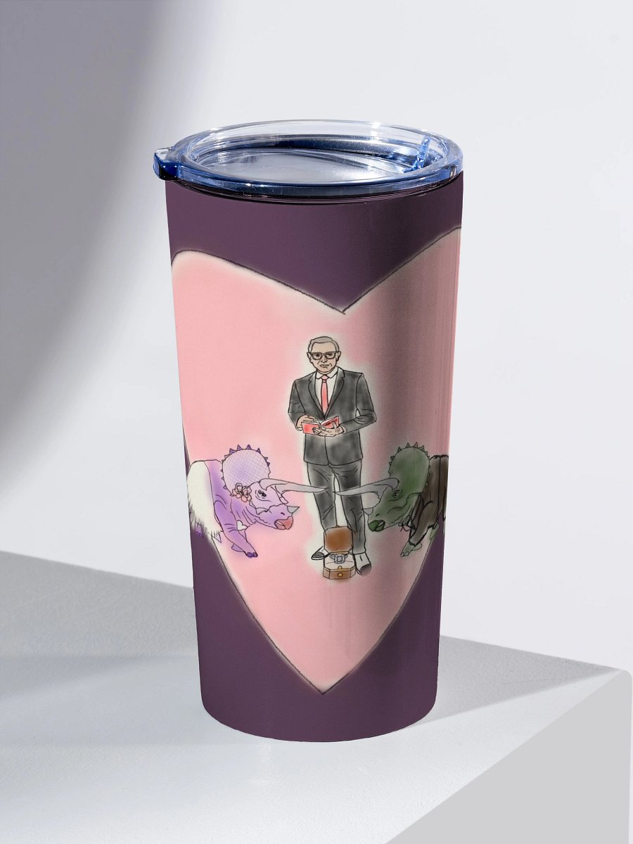 "Jurassic Park Wedding" Stainless Steel Tumbler product image (2)