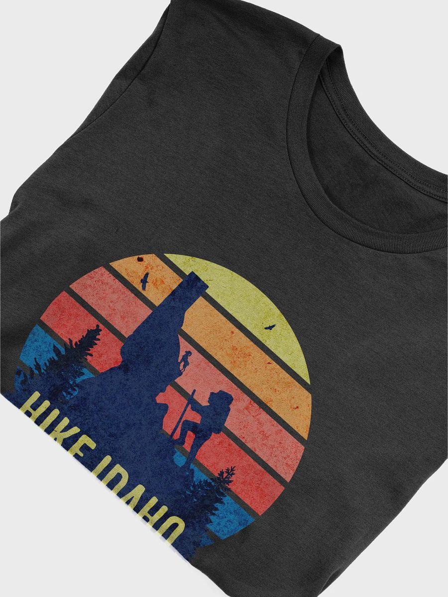 Hike Idaho retro mountain shirt, adventure hiking Tshirt, Idaho lover tee product image (5)