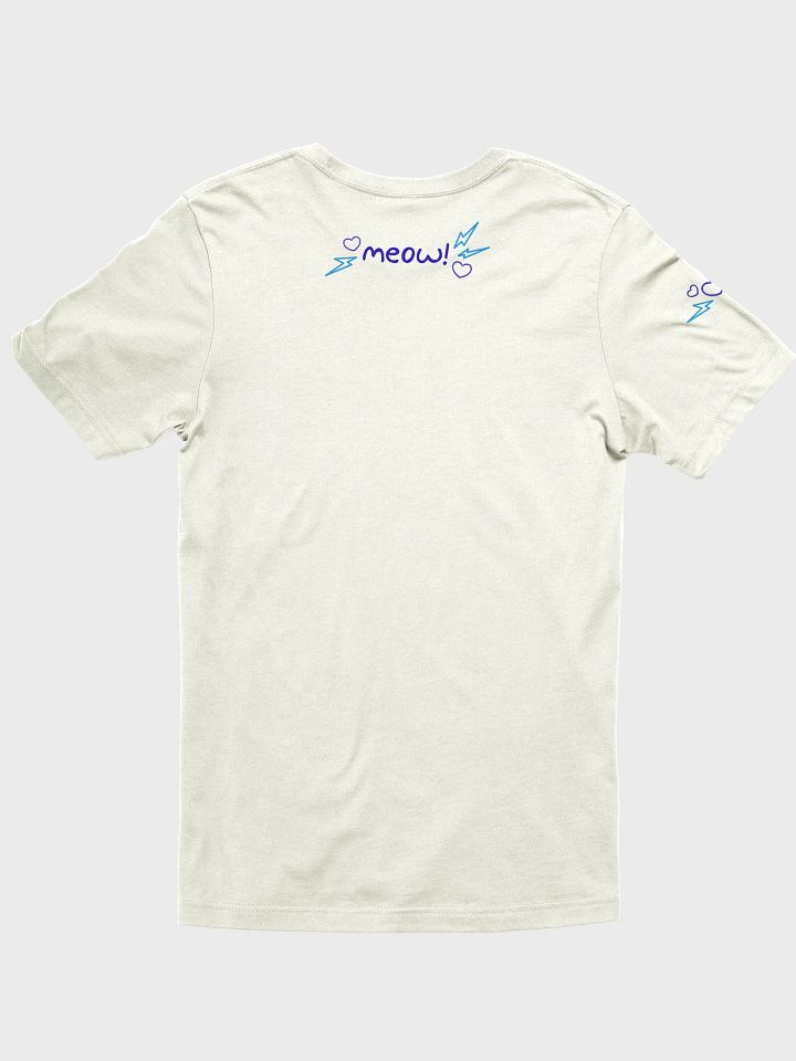 Lovely Digital Meow // T-Shirt - Blue - Light Mode product image (2)