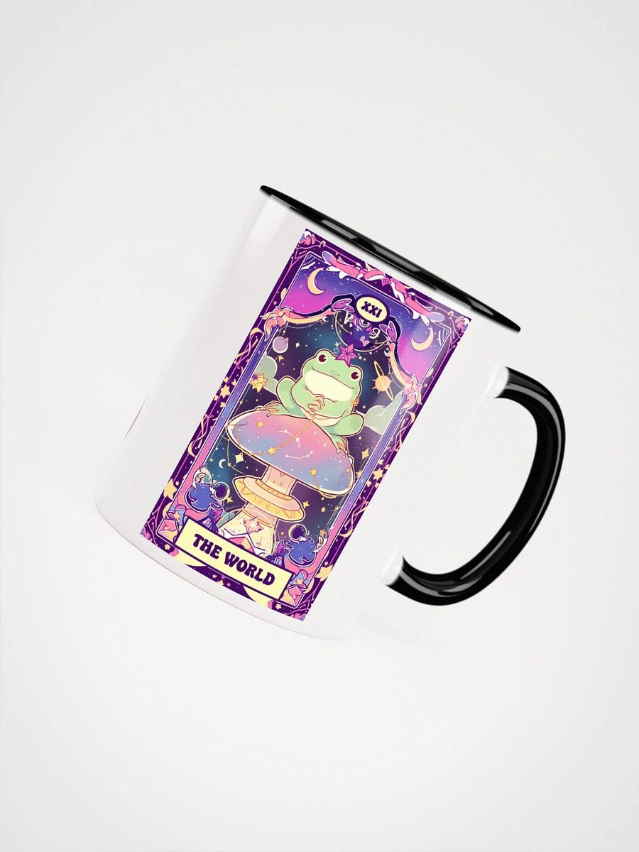 Cosmic Tarot Collection The World Frog Mug product image (53)