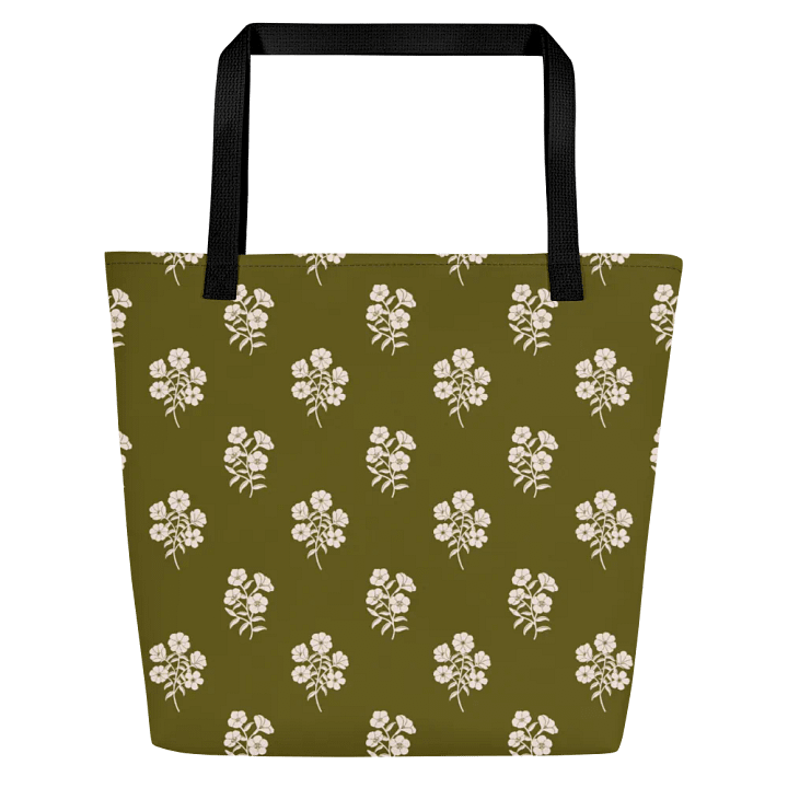 Alpine Cascade - Green and Cream - Tote Bag product image (2)