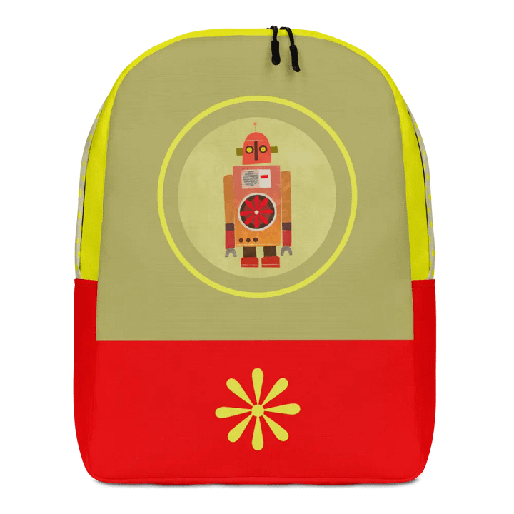 Gyro the Atomic Robot - Backpack in Green, Yellow and Red product image (2)