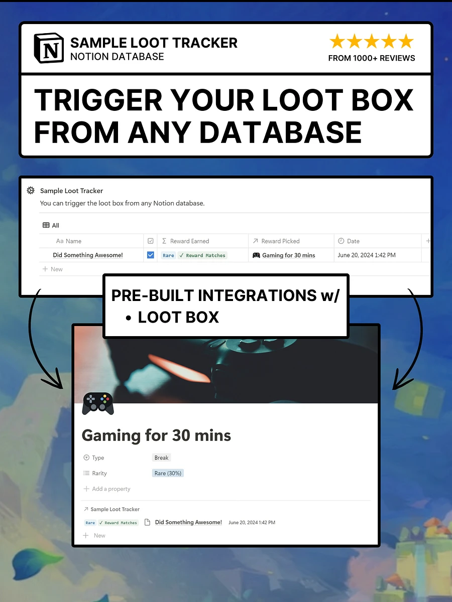 Loot Box Notion Template product image (3)