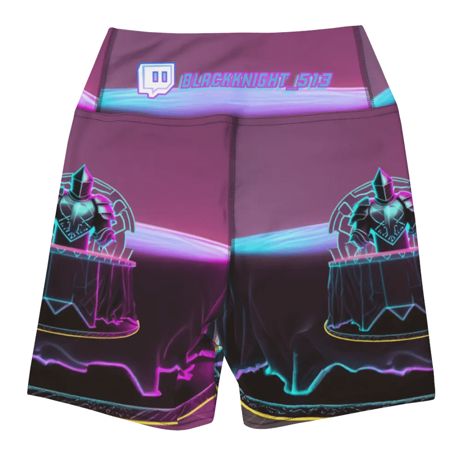Blackknight513 All-Over Print Yoga Shorts product image (6)