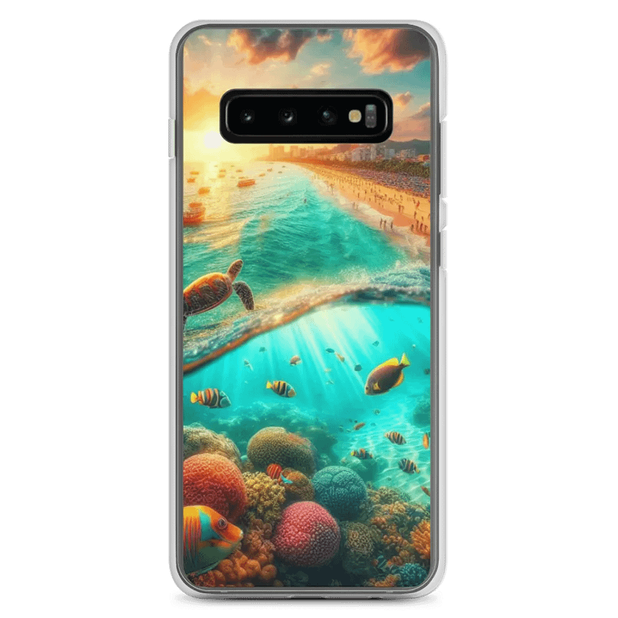 Sunset Seascape Samsung® Case | AI Design underwater beauty of the sea beach product image (2)
