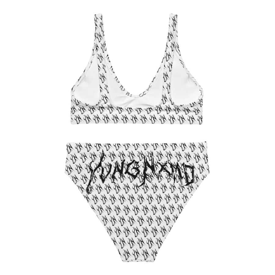 YN Checker Print High Waisted Bikini Set product image (2)