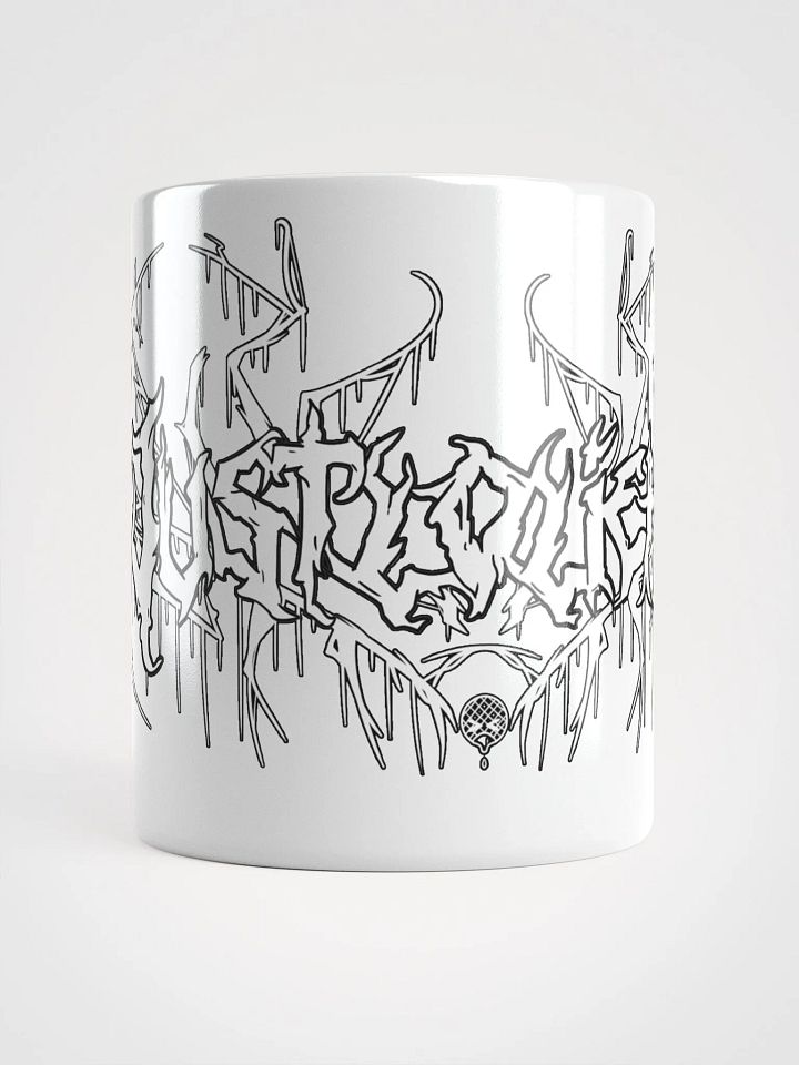 Justloliehh metal logo White MUG product image (1)