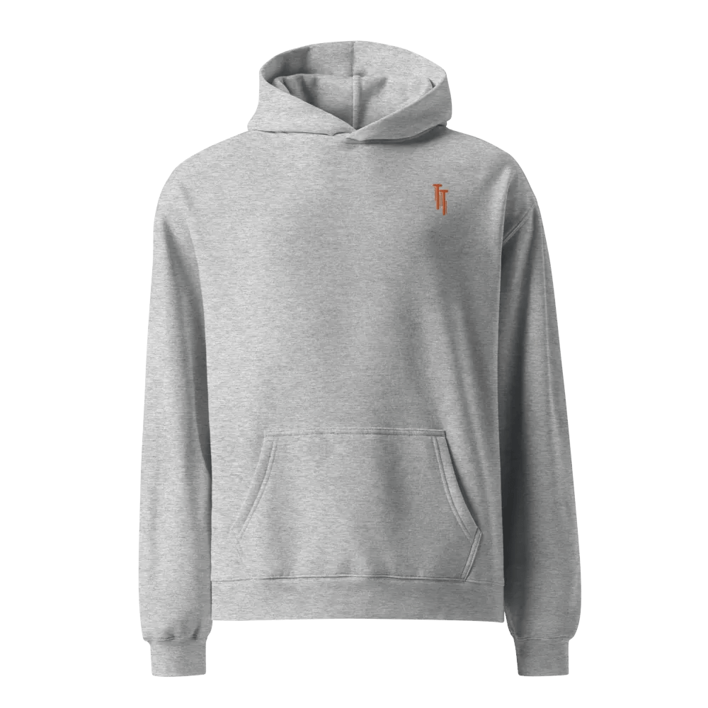 T-Line Orange Oversized Hoodie product image (8)